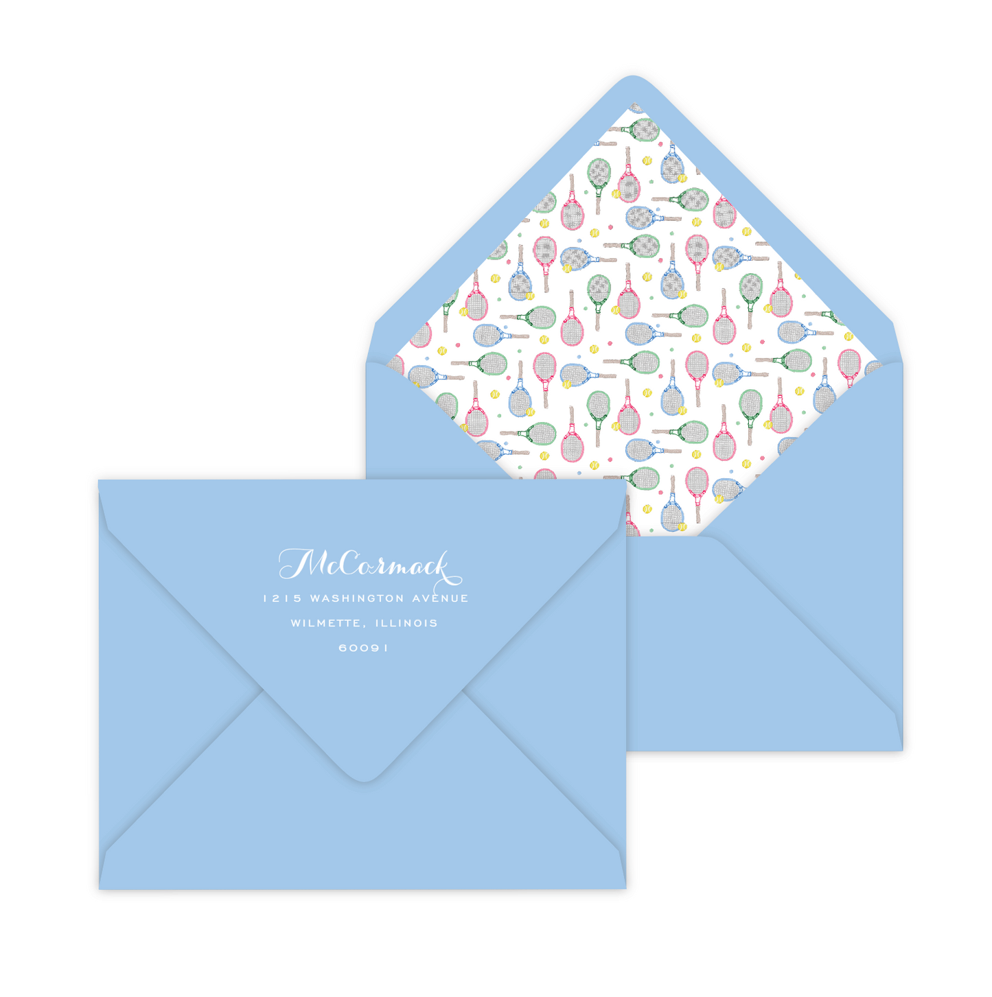 Tennis Personalized Stationery