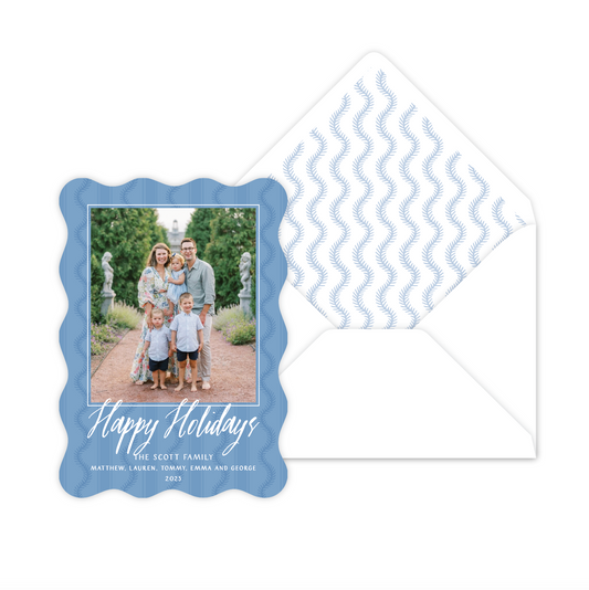 Tinsel Wiggle Holiday Card