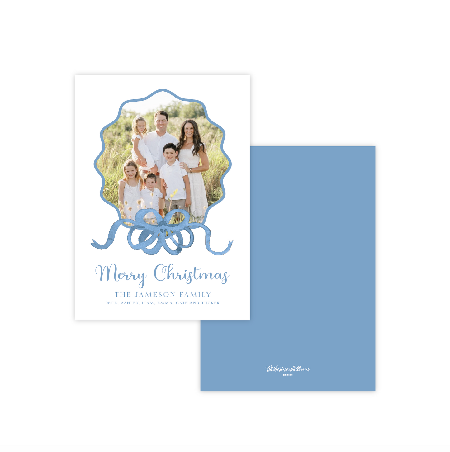 Loopy Bow Holiday Card