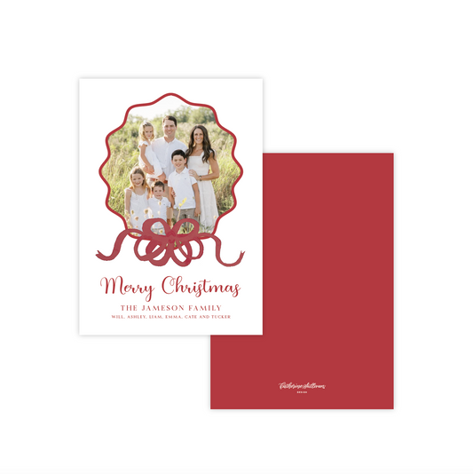 Loopy Bow Holiday Card