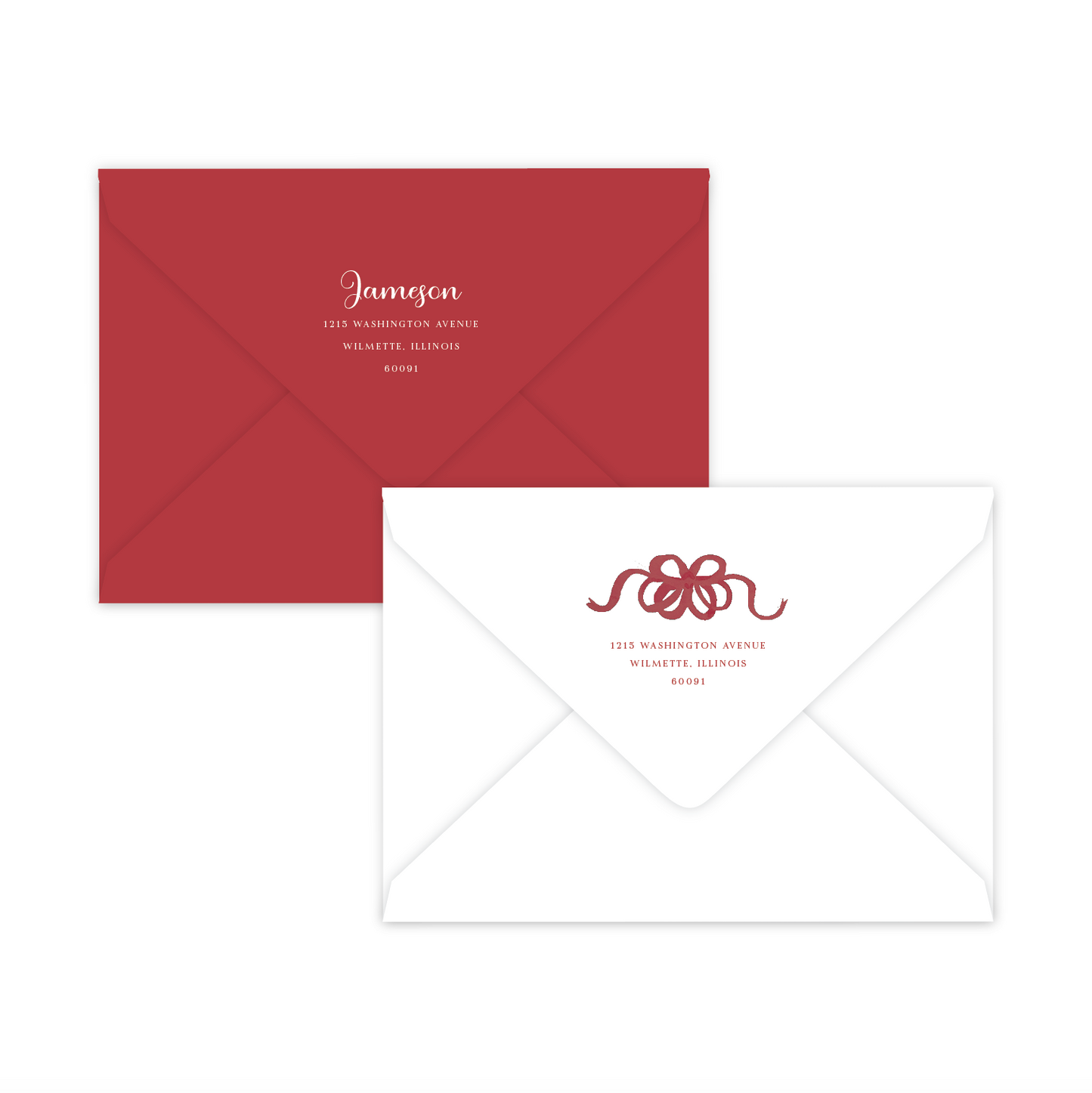 Loopy Bow Holiday Card