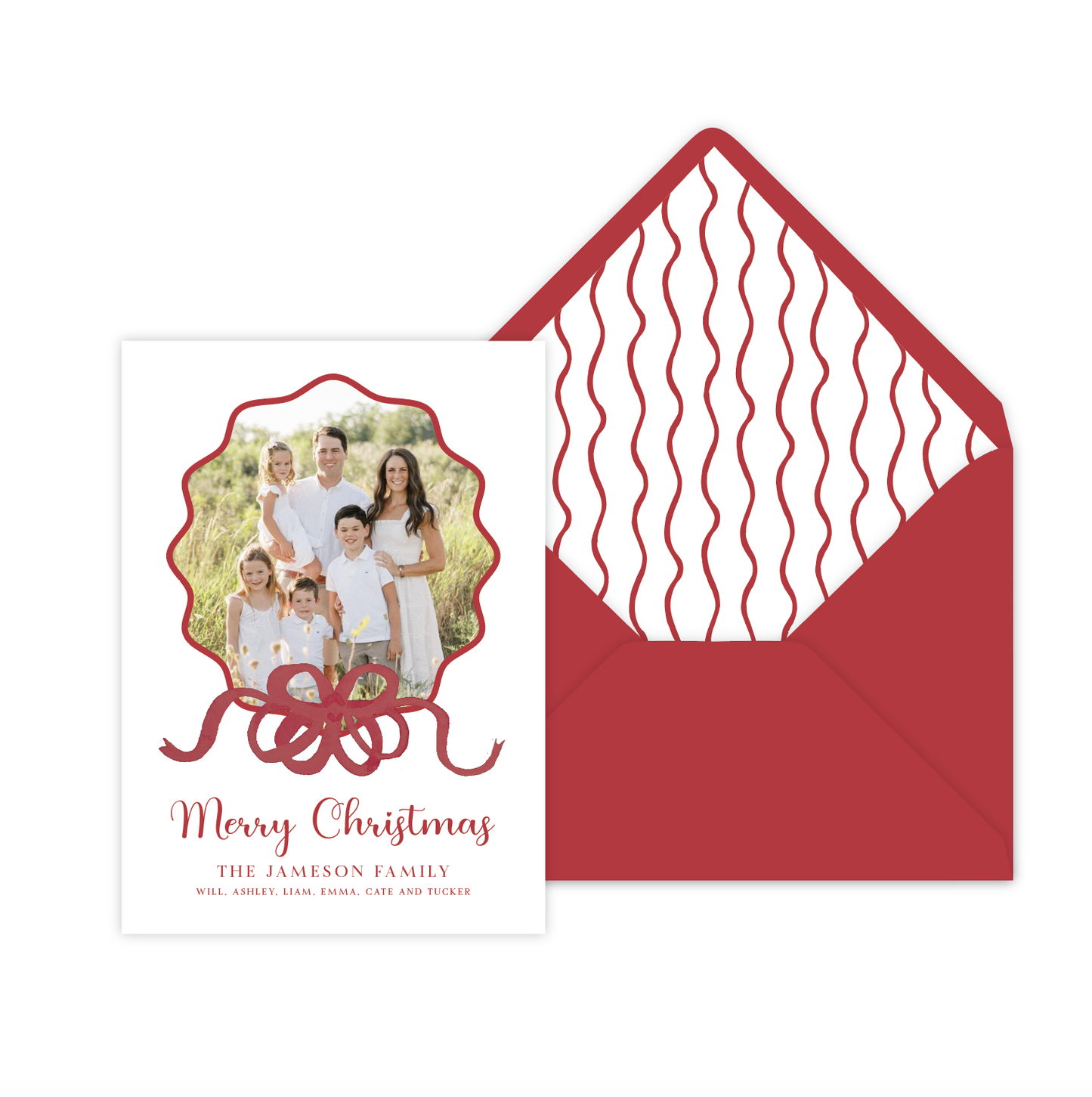 Loopy Bow Holiday Card
