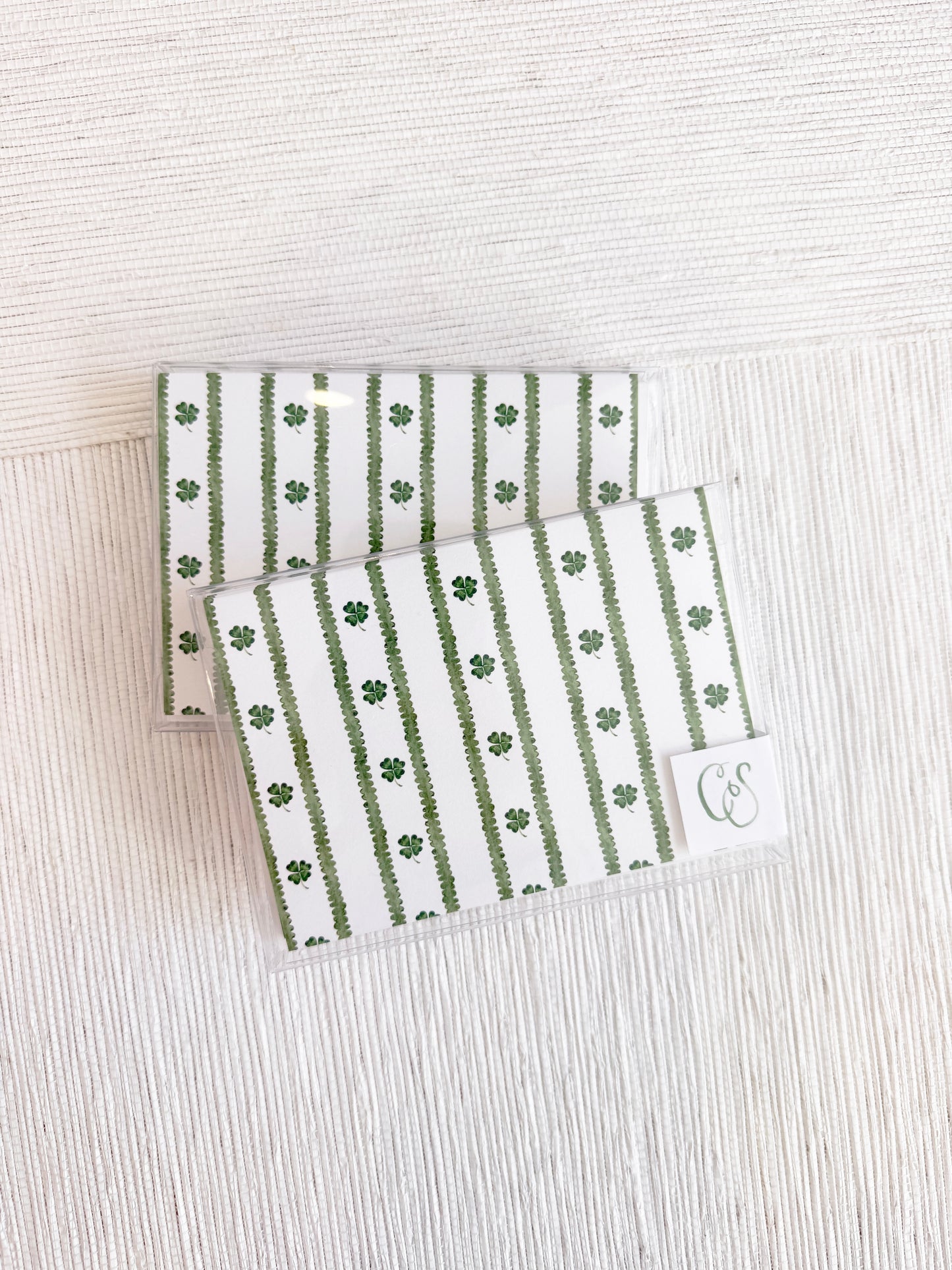 Shamrock Folded Notes with Envelopes