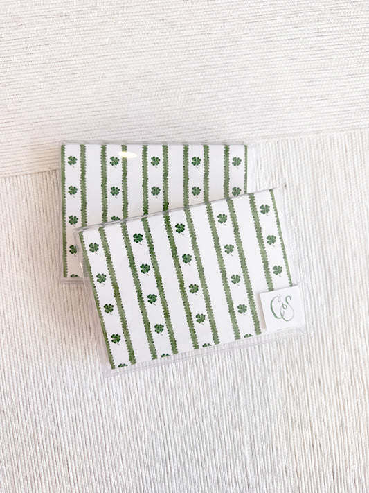 Shamrock Folded Notes with Envelopes