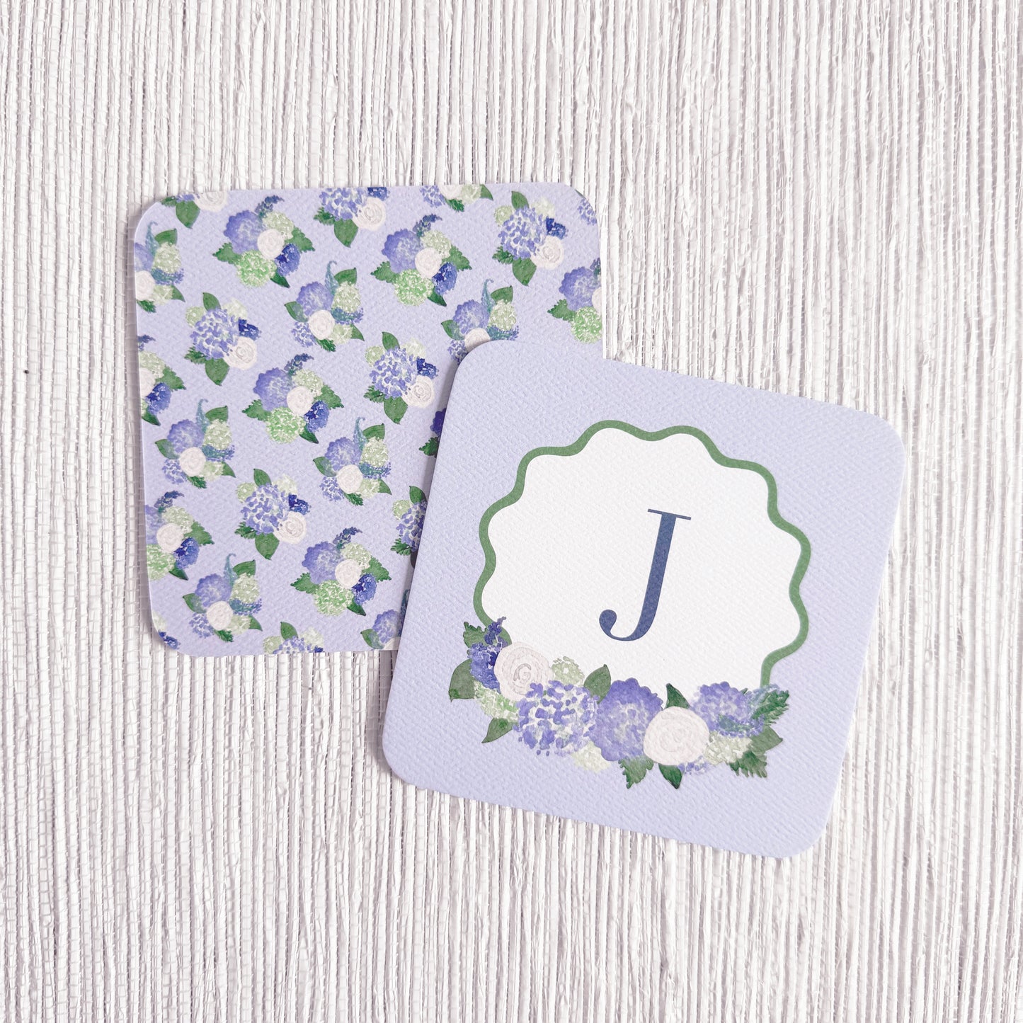 Hydrangea Initial Gift Set