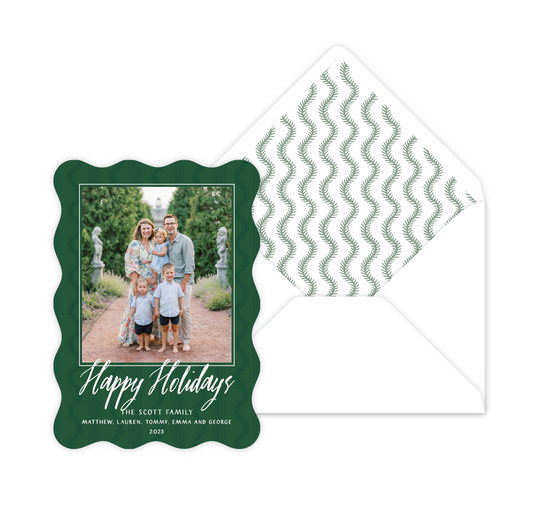 Tinsel Wiggle Holiday Card